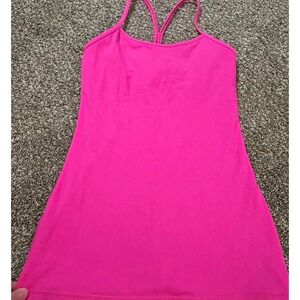 Hot Pink Racerback Tank Top Sleeveless Athletic‎ Activewear Y2K